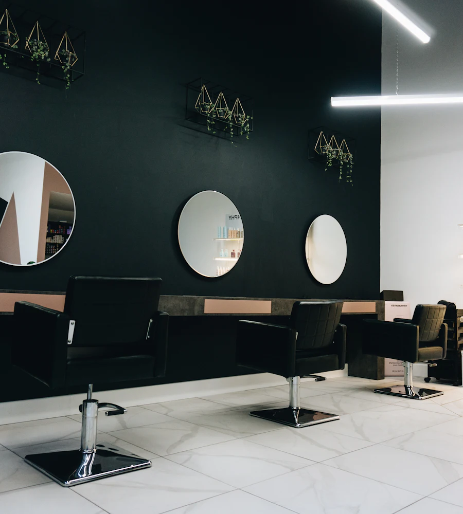 Marlowe & Pine, a fictional hair salon — Good hair, unhurried.